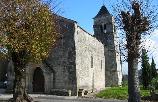 Eglise de Saint-Trojan en dcembre 2009