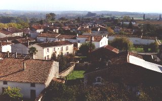 Boutiers vu du chateau d'eau