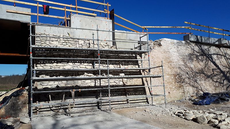 Pont de Chatenay en reconstruction... - Photo Coco