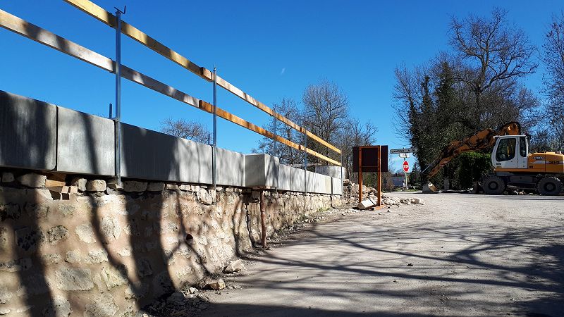 Pont de Chatenay en reconstruction... - Photo Coco