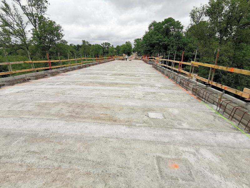 Pont de Chatenay en reconstruction...