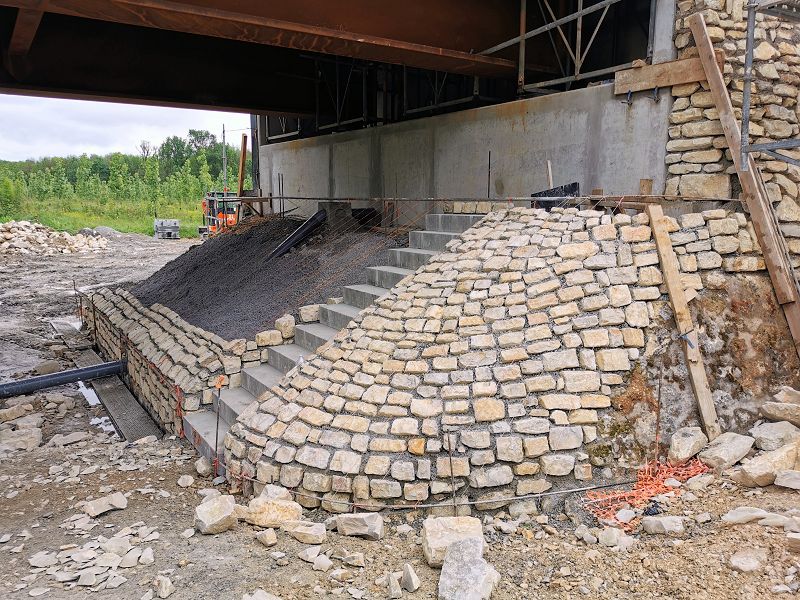 Pont de Chatenay en reconstruction...