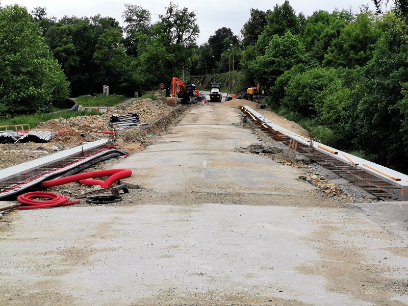 Pont de Chatenay en reconstruction...