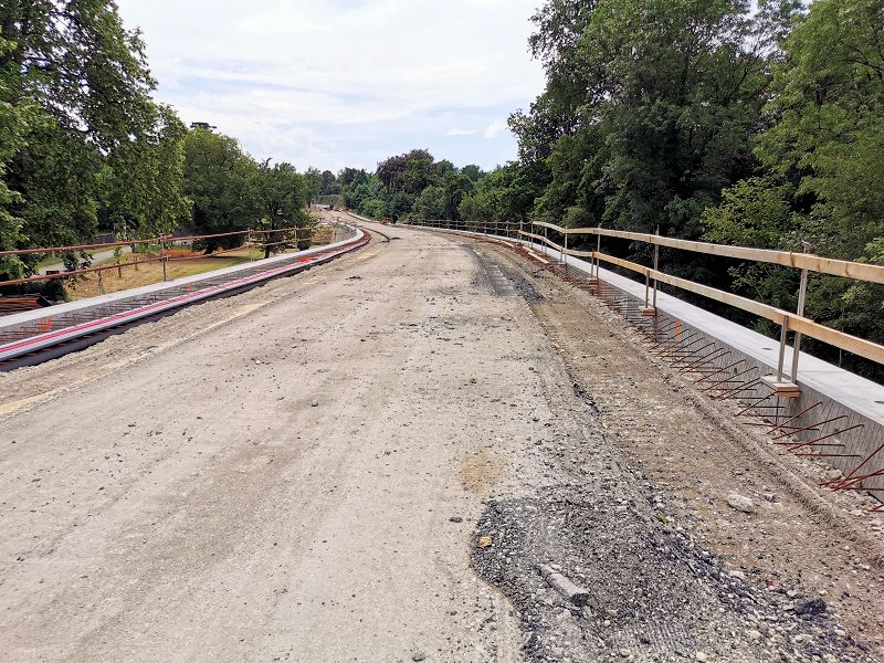 Pont de Chatenay en reconstruction...