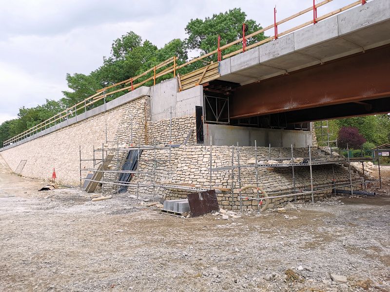 Pont de Chatenay en reconstruction...