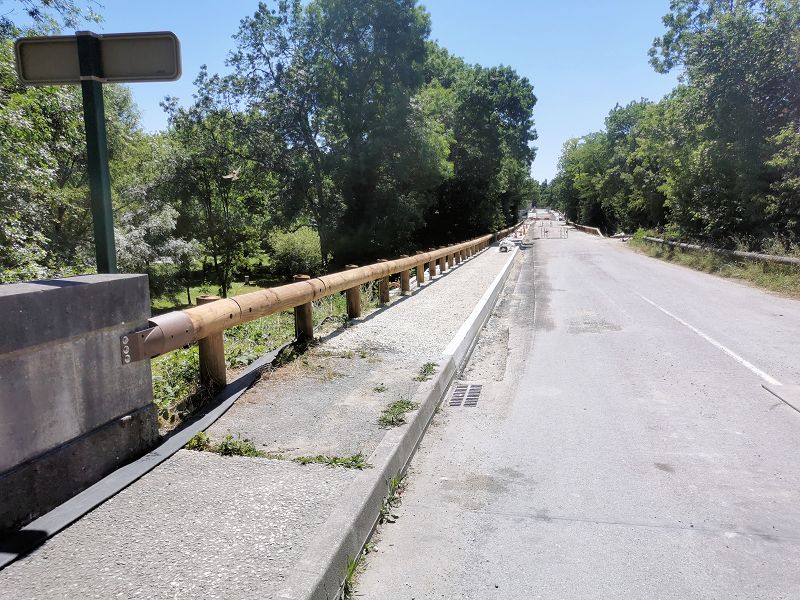 Pont de Chatenay en reconstruction...