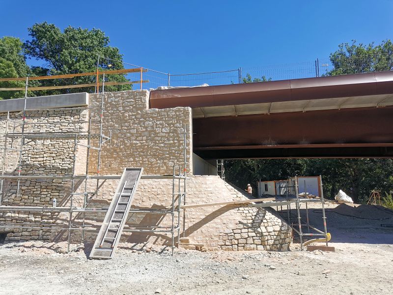 Pont de Chatenay en reconstruction...