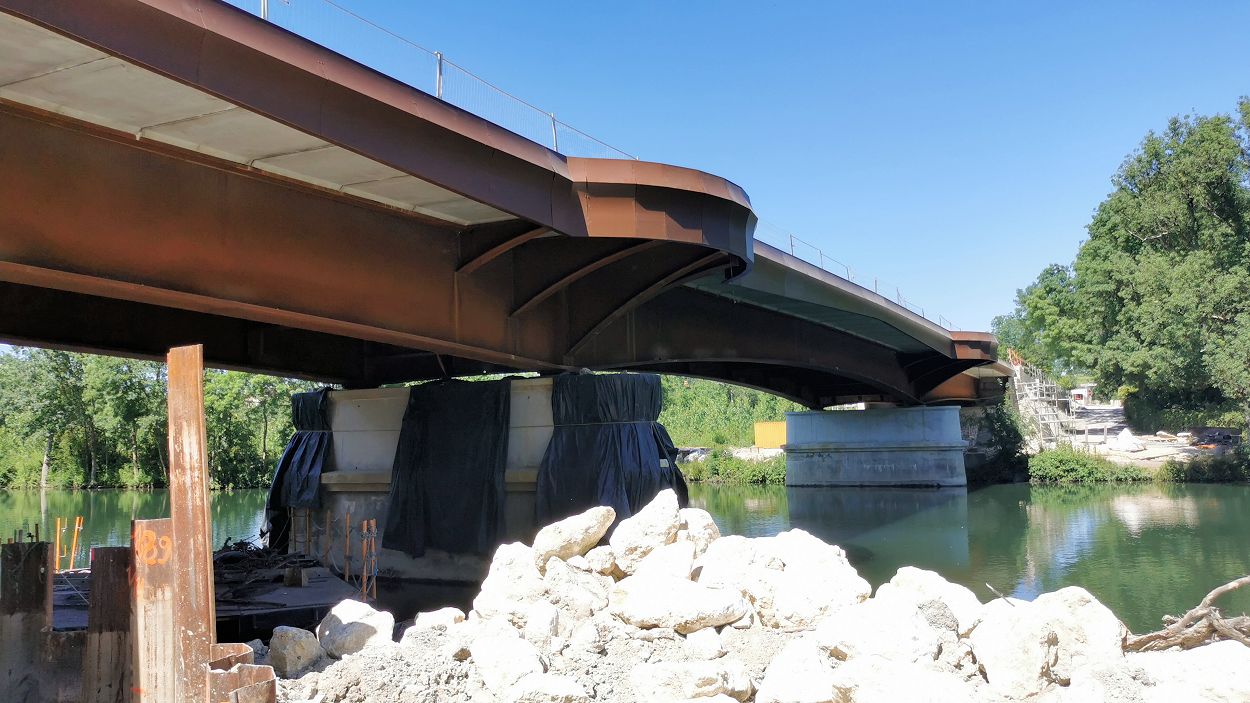 Pont de Chatenay en reconstruction...