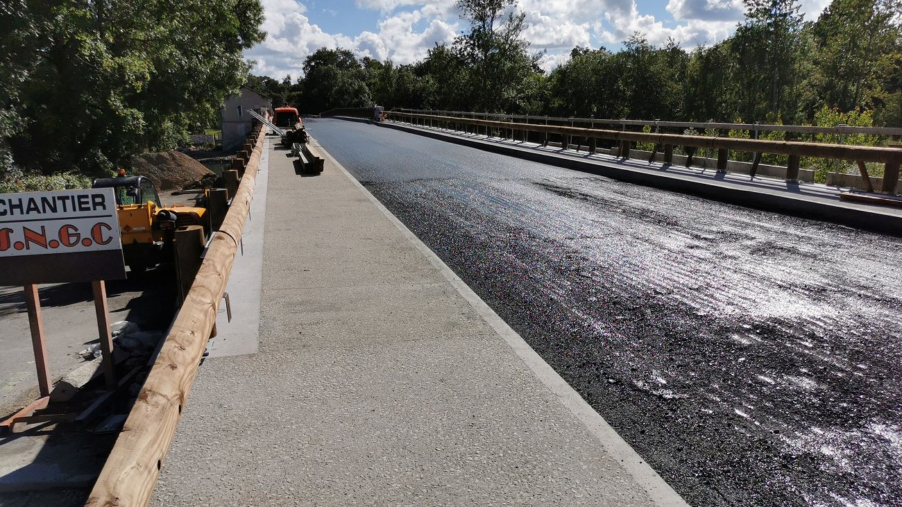 Pont de Chatenay en reconstruction...
