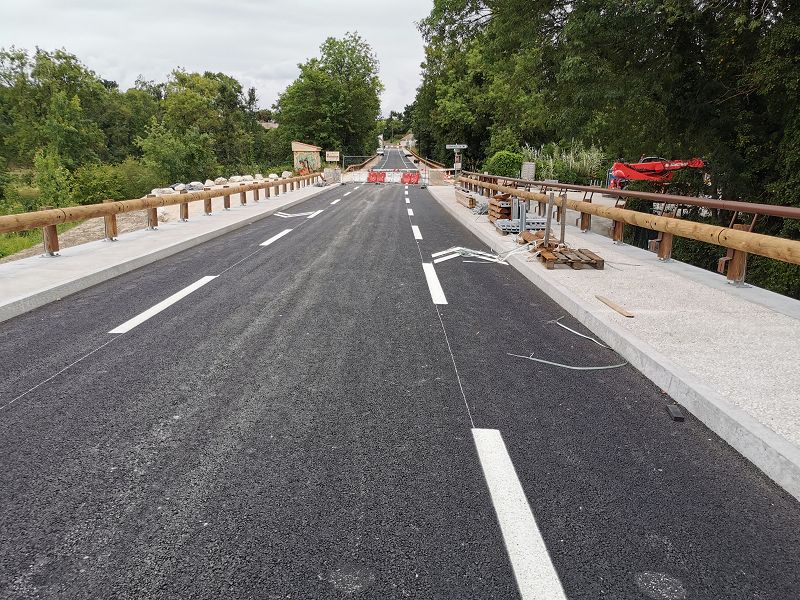 Pont de Chatenay en reconstruction...