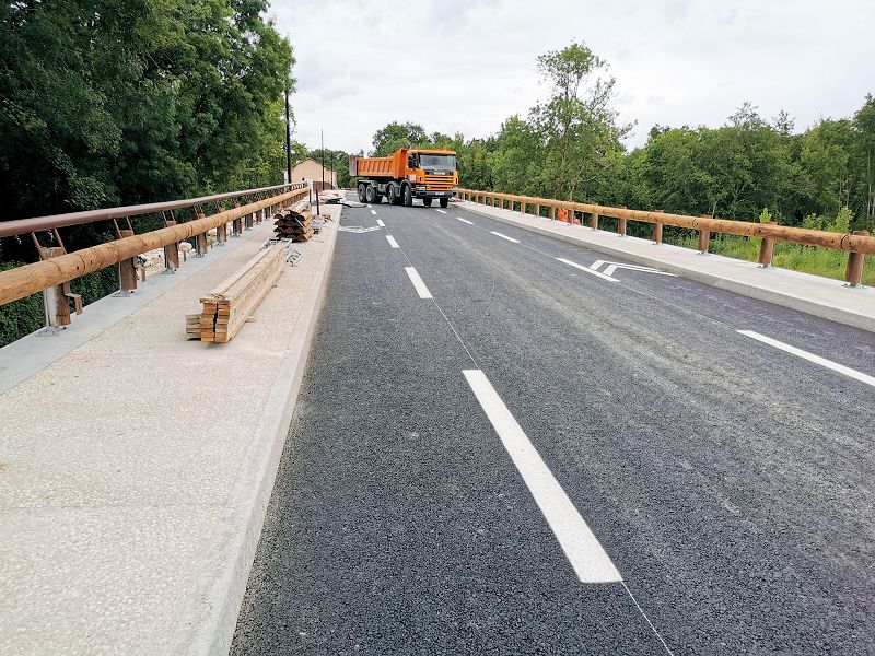 Pont de Chatenay en reconstruction...