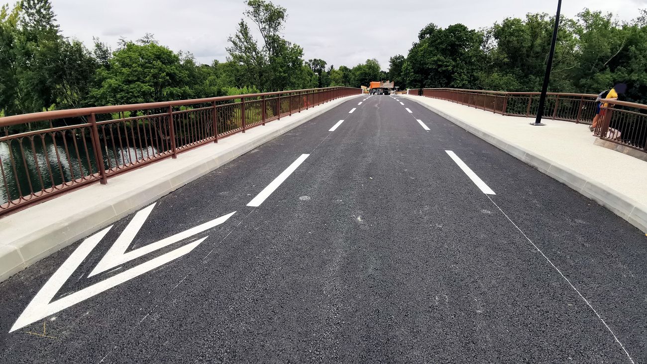 Pont de Chatenay en reconstruction...