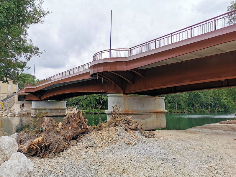 Pont de Chatenay en reconstruction...