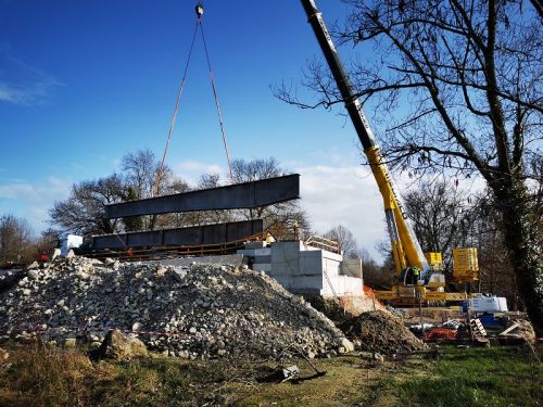 Pont de Chatenay en reconstruction...
