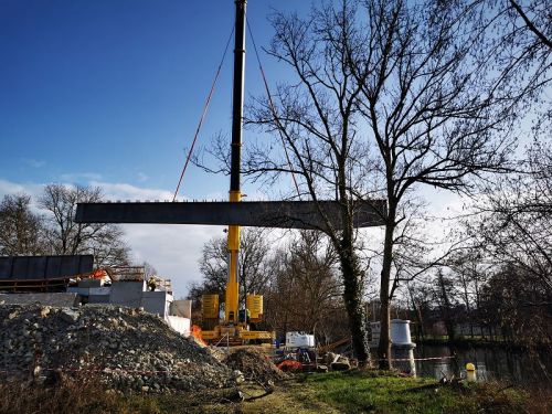 Pont de Chatenay en reconstruction...