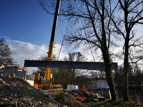 Pont de Chatenay en reconstruction...