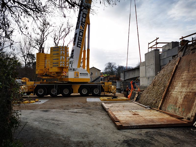 Pont de Chatenay en reconstruction...