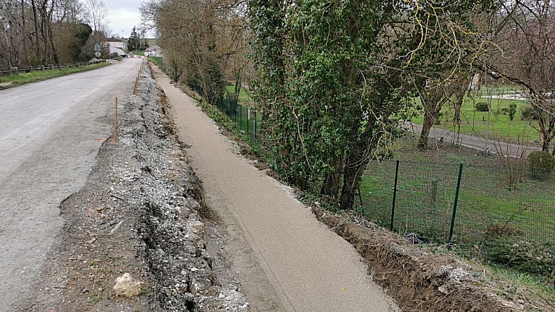 Pont de Chatenay en reconstruction...