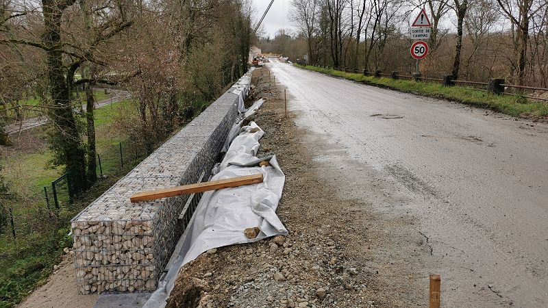 Pont de Chatenay en reconstruction...