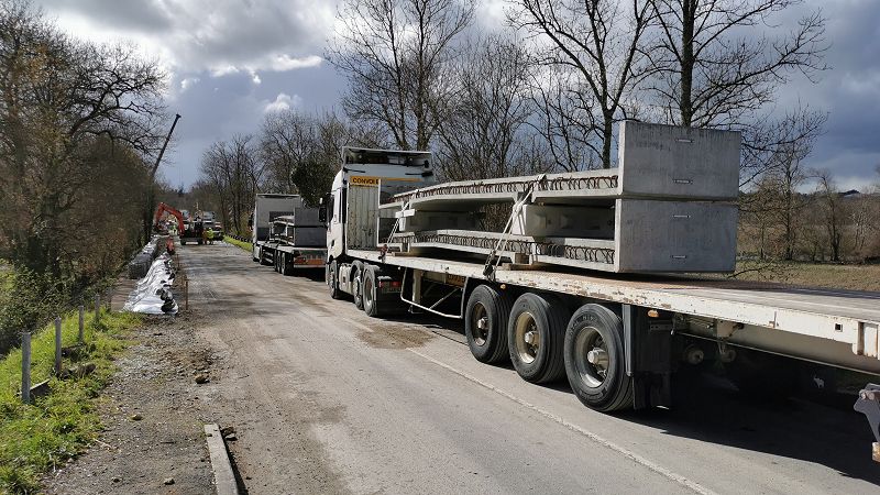 Pont de Chatenay en reconstruction...