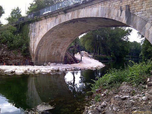 Travaux pont du Solençon