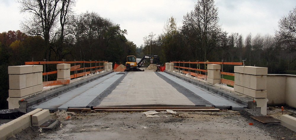 Travaux sur le pont