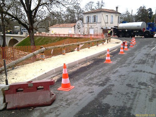 Travaux pont du Solençon