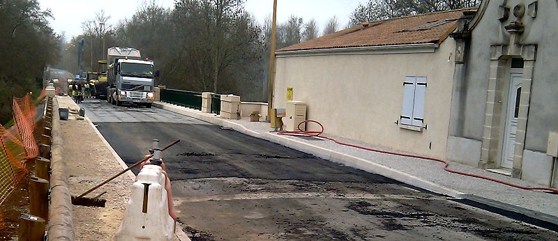 Travaux pont du Solençon