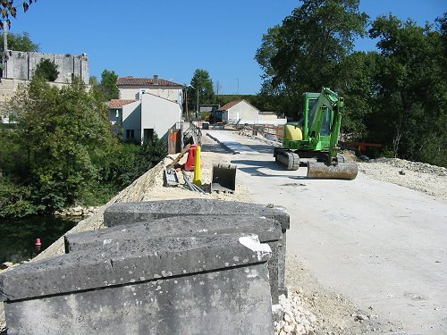 Travaux pont du Solenon