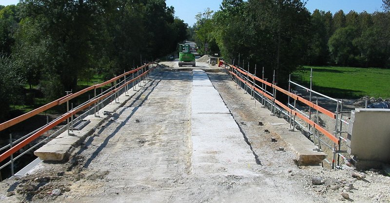 Travaux pont du Solenon