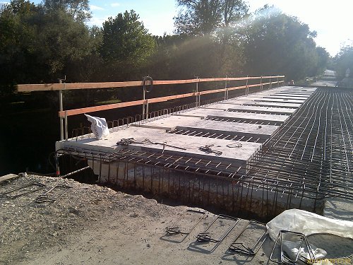 Travaux pont du Solenon