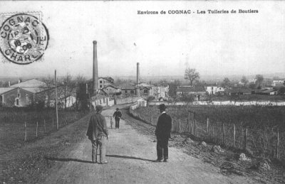 Les anciennes tuileries de Boutiers en 1908